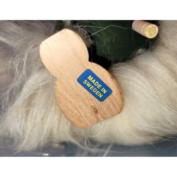 Vintage Swedish Gnome Christmas Decoration Handmade Wooden Santa Tomte VL1009 - Picture 4 of 5